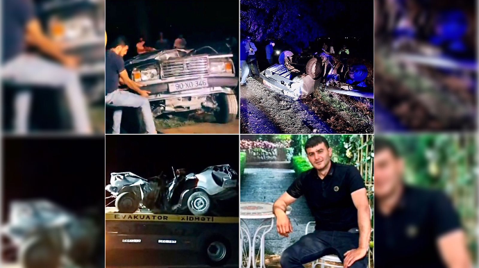 Dərəyə aşan “07” iki yerə qatlandı, sürücü hadisə yerində öldü   - VİDEO