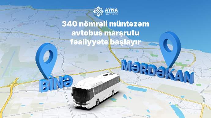 Bakıda yeni avtobus marşrutu fəaliyyətə başlayır - Gedişhaqqı 50 qəpik 