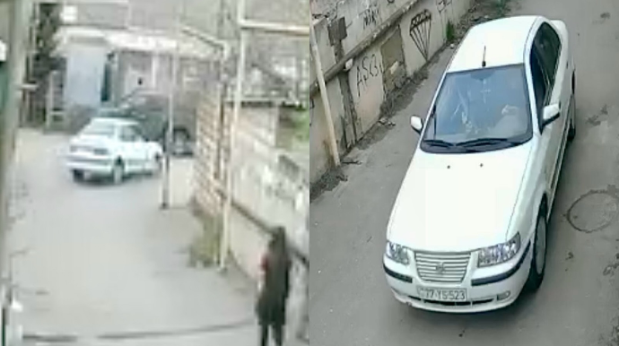 Yaşayış zonasında “hoqqa” verən yeniyetmə sürücü qəza törətdi   - ANBAAN VİDEO