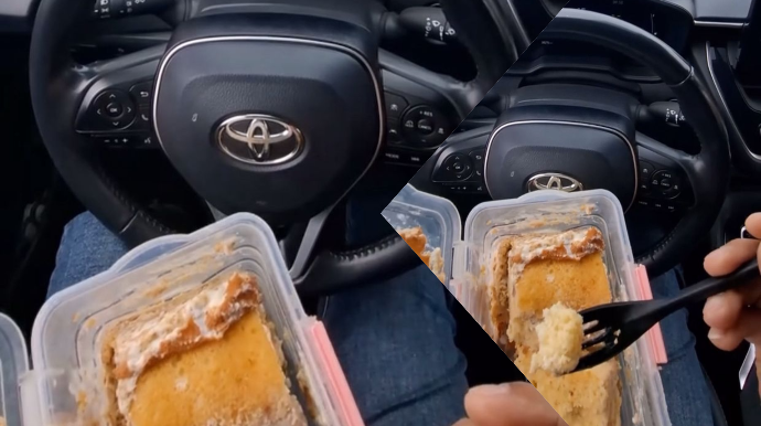 Xətaidə sürücü hərəkətdə olan maşının sükanını buraxıb görün nə etdi - VİDEO