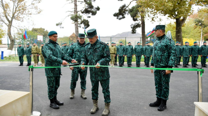Cəbrayılda DSX-nin hərbi hissəsində hərbi xəstəxana, idman və yaşayış kompleksləri istifadəyə verilib - FOTO