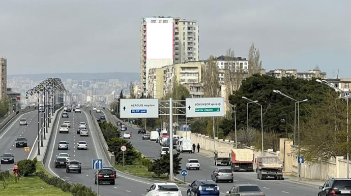 Bakının bu prospektində yeni radar QURAŞDIRILDI 