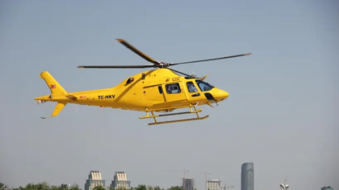 İş adamı və xanımı helikopter qəzasında öldü 