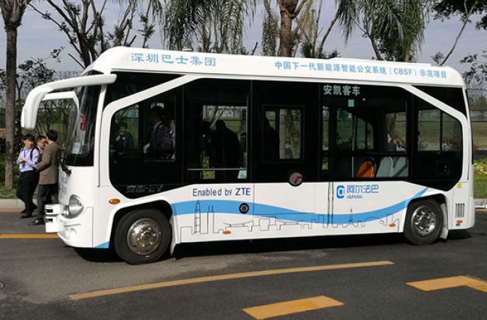 Çində smart avtobuslar istifadəyə verilib