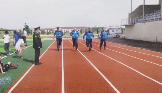 Dörd regional mərkəzdə polis çoxnövçülüyü yarışı keçirilib