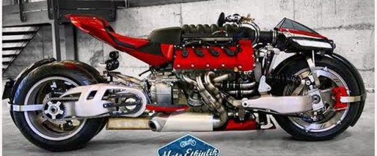 Bu motosikiletə "Maserati V8-"in mühərriki yerləşdirilib - VİDEO