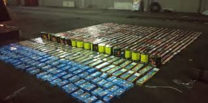 Avtomobildən pirotexniki vasitələr aşkarlanıb