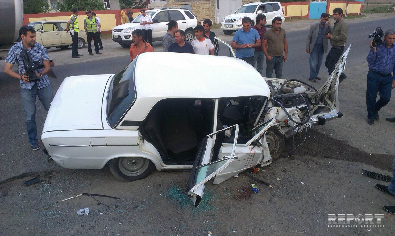 Lənkəranda dəhşətli qəza - 7 nəfər yaralandı - FOTO-VİDEO