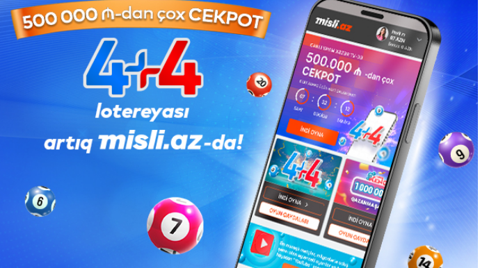 “4+4” tirajlı lotereya biletləri onlayn satışda - FOTO