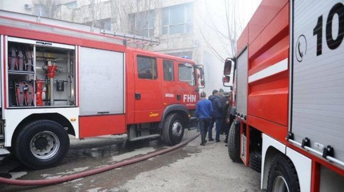 Bakıda yanğın: Bir nəfər xilas edildi