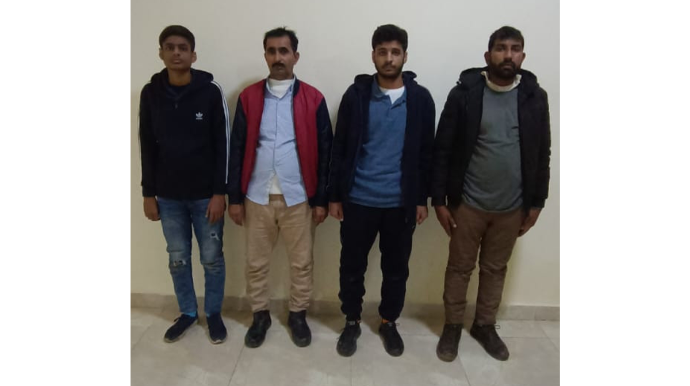 Dövlət sərrhədini pozan Pakistan vətəndaşları saxlanıldı  - FOTO