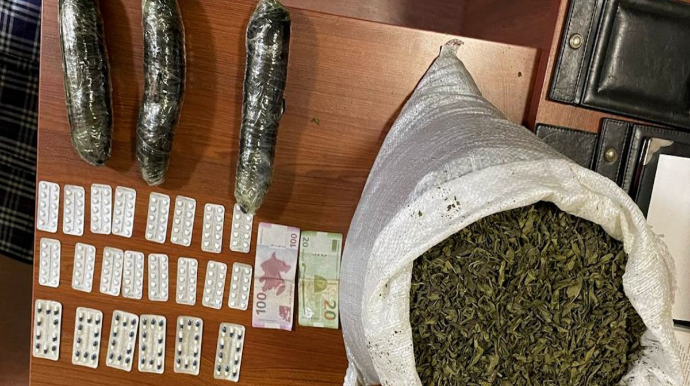 Pirallahıda narkotacirdən 8 kq narkotik götürülüb - VİDEO 