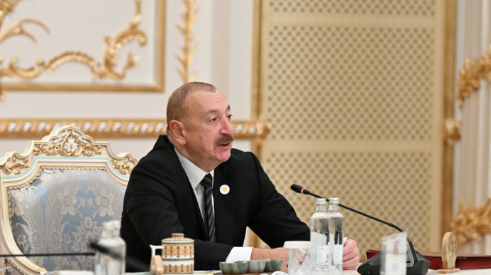 İlham Əliyev MDB Dövlət Başçıları Şurasının iclasında Laçının inkişafından danışdı