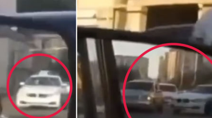 Yol polisinin təqib etdiyi maşın qəza törətdi - ANBAAN VİDEO 