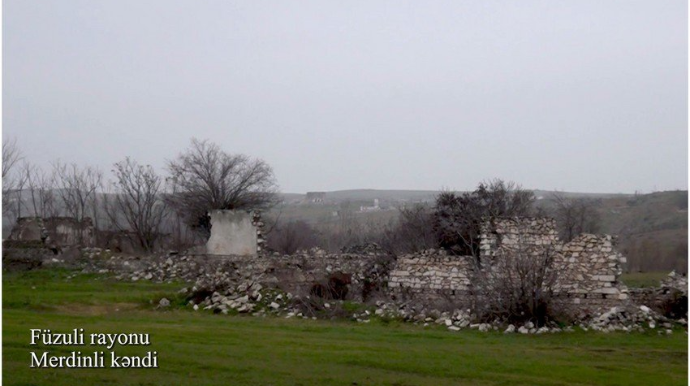 Füzulinin Merdinli kəndindən görüntülər - FOTO - VİDEO