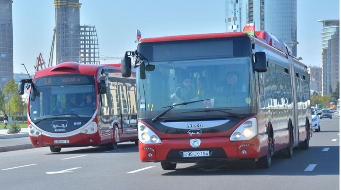 Bu gecədən müntəzəm və ekspres xətlər üzrə avtobusların fəaliyyəti dayandırılacaq 