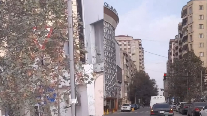 Yoldakı problemi ifşa edən sürücü qaydaları pozdu – Nişanlar hara yoxa çıxıb?