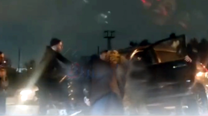 Babək prospektində QƏZA: Ərazidə sıxlıq yarandı - VİDEO