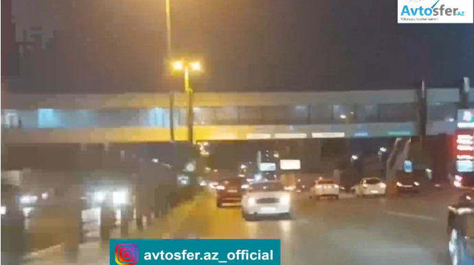 "Dərnəgül yolu"nda dal-dala gedən maşın görənləri çaşdırdı - VİDEO 