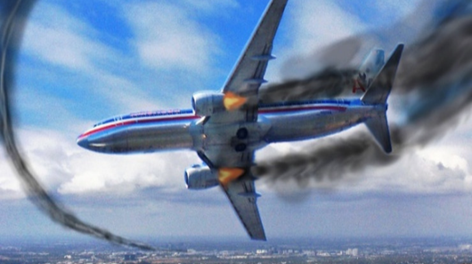 Tanınmış aktyorun təyyarəsini ildırım vurdu 