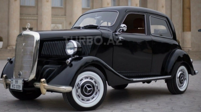 Azərbaycanda 1938-ci ilin “Mercedes”i satılır – FOTOLAR