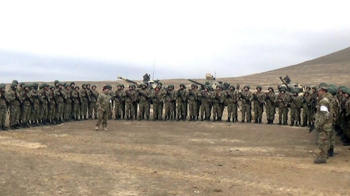 Ehtiyatda olan hərbçilərin toplanışı başa çatdı - FOTO/VİDEO 