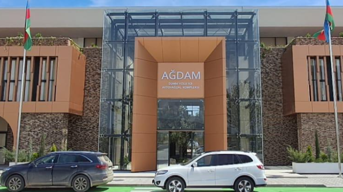 Ağdam Dəmir Yolu və Avtovağzal Kompleksi vahid nəqliyyat qovşağı kimi fəaliyyət göstərəcək - FOTO 