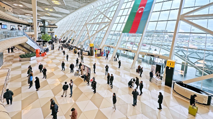 Heydər Əliyev Beynəlxalq Aeroportunun sərnişin axınının ilin sonunadək 5,7 milyonu ötəcək