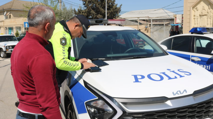 Salyanda reyd keçirilib, qayda pozan sürücülər cərimələnib - FOTO