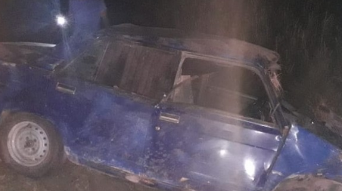 Kürdəmirdə yol qəzası baş verib, xəsarət alan var  - FOTO