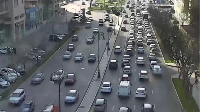 Hazırda bu yollarda tıxac var - SİYAHI 