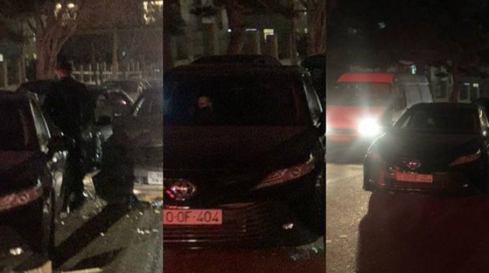 Bakıda üç avtomobilin iştirakı ilə qəza   - FOTO
