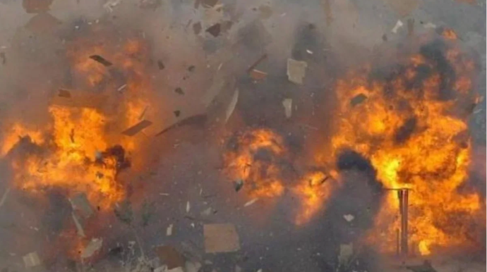 Yevlaxda kafedə PARTLAYIŞ - Ölən var 