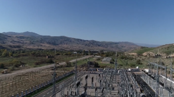 Azad edilmiş ərazilər elektrik enerjisi ilə təchiz edilir - VİDEO 