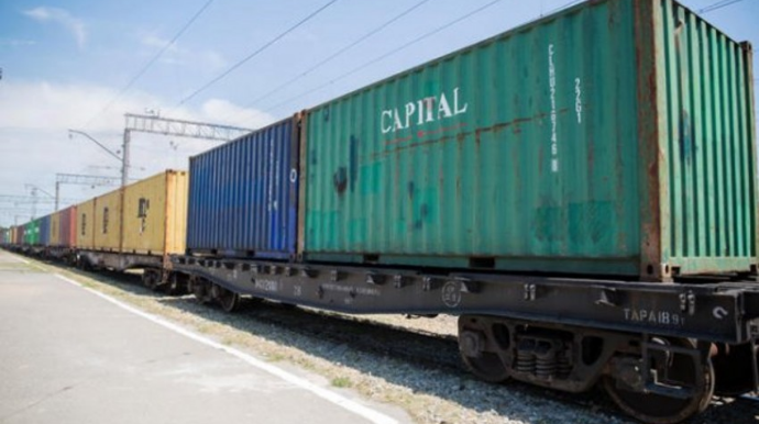 Rusiya ilə Azərbaycan arasında dəmir yolu ilə yük daşınması 50% artıb