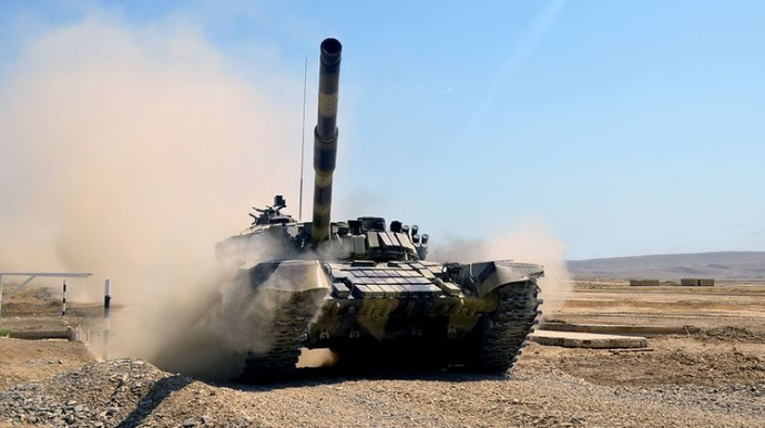 “Ən yaxşı tank heyəti” adı uğrunda yarışlar keçirilib - VİDEO 