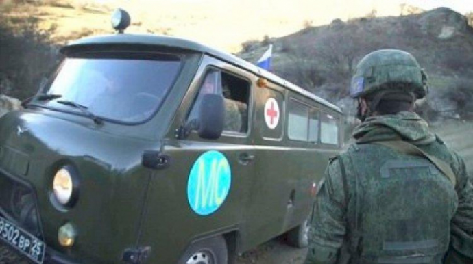 Şuşaya girmək istəyən sülhməramlıların maşını SAXLANILDI 