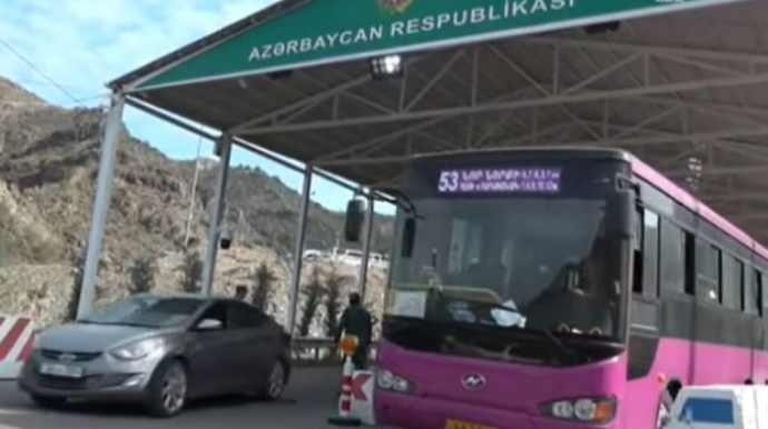 “Laçın” sərhəd-buraxılış məntəqəsindən son görüntülər - VİDEO 