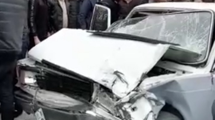 Salyanda yol qəzası olub, xəsarət alanlar var   - FOTO