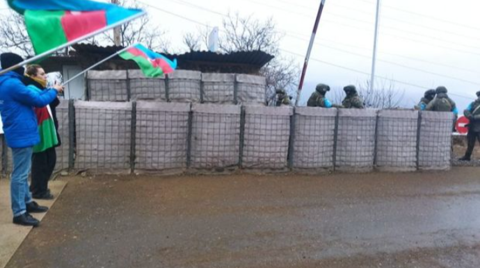 Xankəndi yolundakı sülhməramlıların mövqeyində müəyyən dəyişikliklər görülməkdədir   - FOTO - VİDEO - YENİLƏNİB