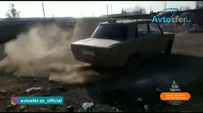 Köhnə "011" ilə "avtoşluq" etmək istədi...  - VİDEO