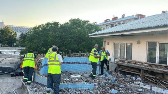 Bakıda binanın damında hovuz tikənin kimliyi bilindi - YENİ DETALLAR - FOTO