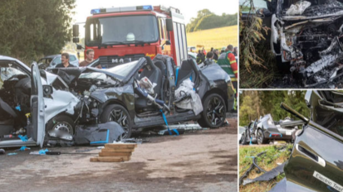 В Германии один человек погиб, 9 пострадали в ДТП с участием тестового авто  - ФОТО