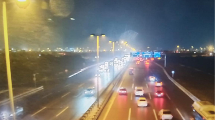 Aeroport yolunda sürət həddi endirildi 