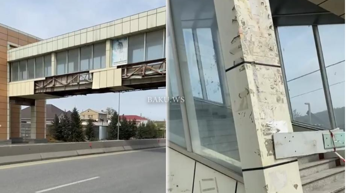 Paytaxtda insanların həyatını təhlükəyə atan keçid bağlandı - Tezliklə qərar veriləcək - VİDEO 