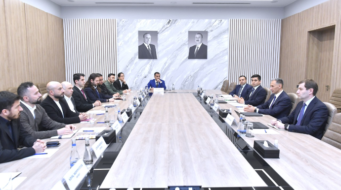 Rəşad Nəbiyev startap nümayəndələri ilə görüşüb - FOTOLAR 