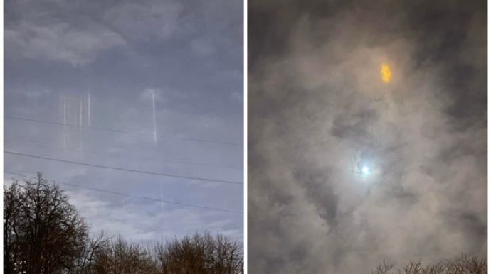 Загадочное явление в небе над Москвой озадачило пользователей Сети