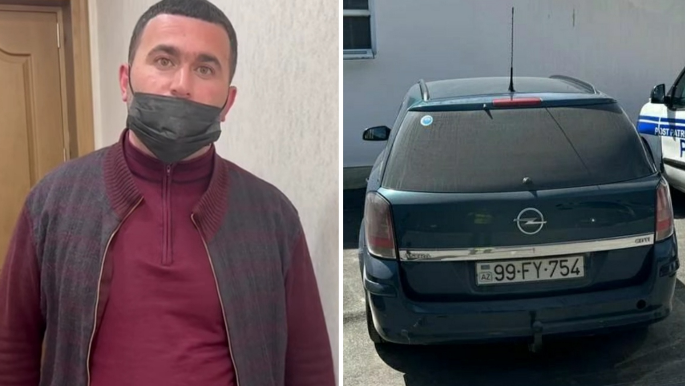 30 manatlıq qayda pozdu, saxlanılarkən narkoman çıxdı - FOTO - VİDEO