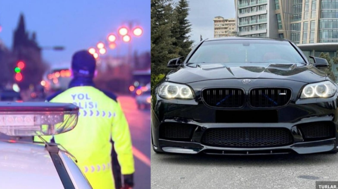 "BMW F10"la Bayraq Meydanında "avtoşluq" edən sürücü tutuldu - Məhkəmə qərarı 