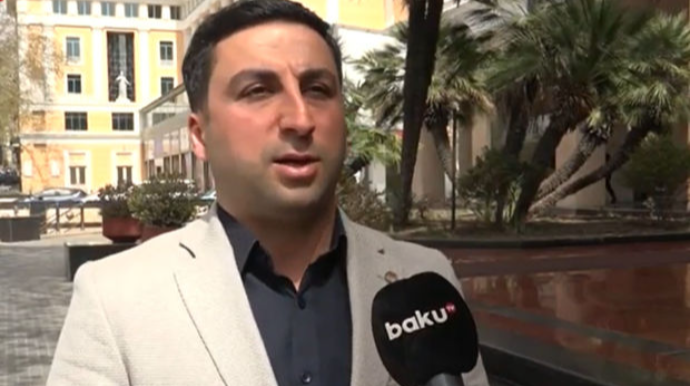 Sökülən parklanma yerinin təşəbbüskarı: “Səhv eləmişəm” – VİDEO 